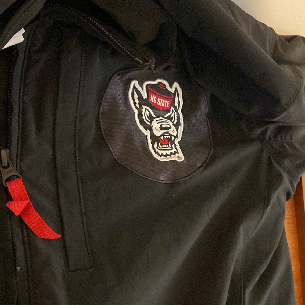Nc State Wolfpack Jacket, Zip Front, 3 Zippered P… - image 7